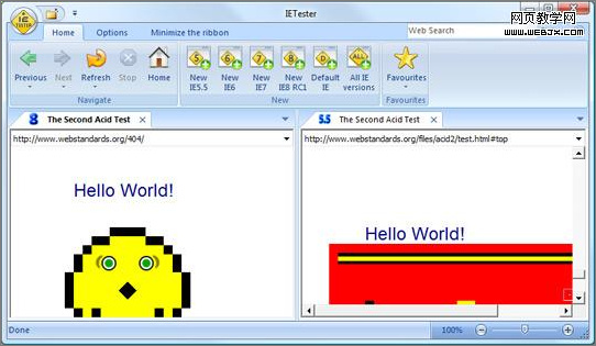 9&10、老版本的Internet Explorer